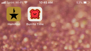 Illustration for article titled Burrito Time app does one thing: gives away free burritos at burrito’clock
